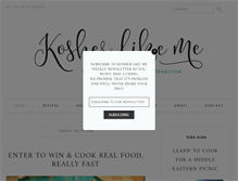 Tablet Screenshot of kosherlikeme.com